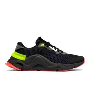 Sorel Kinetic Black and Neon Sneakers